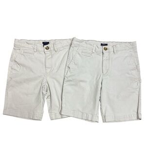 Johnnie-O Two Pairs of Khaki Big Kids Shorts
